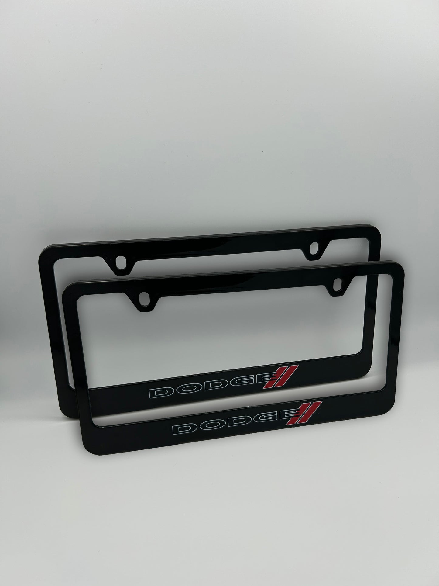 Dodge License Plate Frame Set