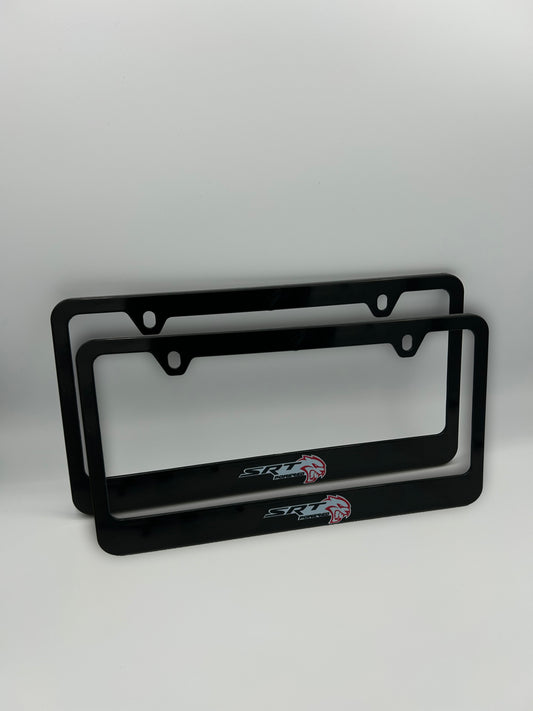 Dodge SRT License Plate Frame Set