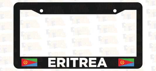 Eritrea Flag License Plate Frame Set