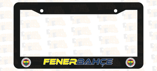 Fenerbahce Turkish Team License Plate Frame Set
