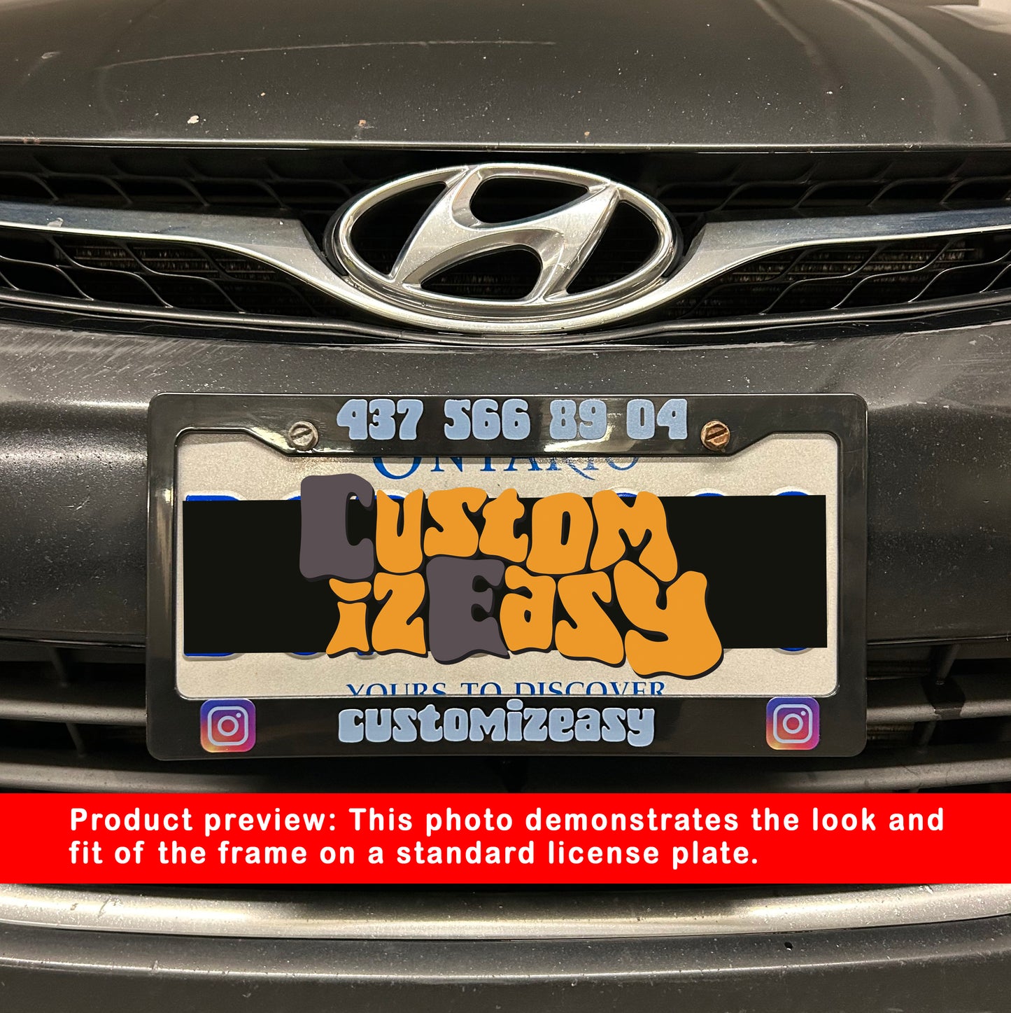 Nissan Xterra License Plate Frame Set