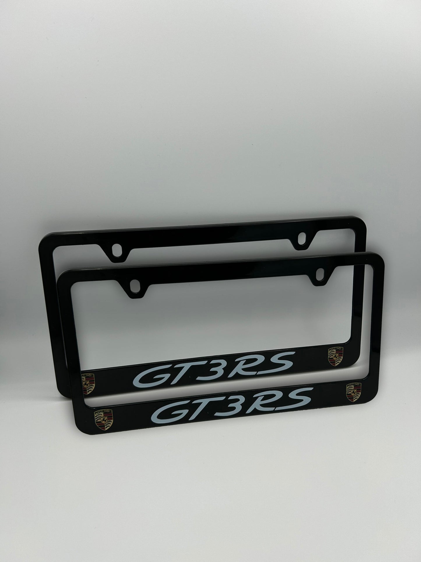 Porsche GT3RS License Plate Frame Set