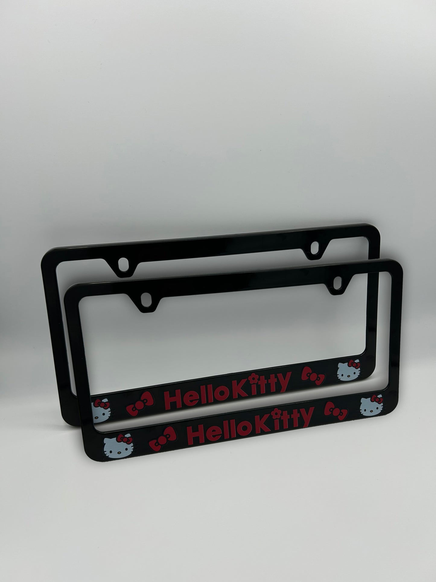 Hello Kitty License Plate Frame Set