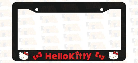Hello Kitty License Plate Frame Set