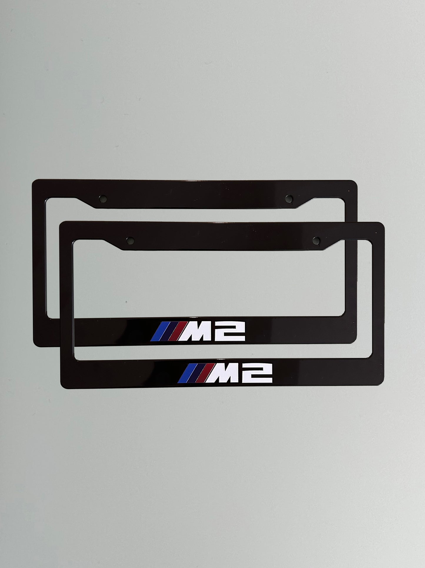 BMW M2 License Plate Frame Set