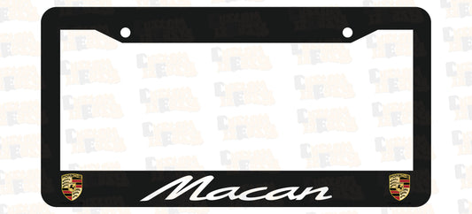 Porsche Macan License Plate Cover