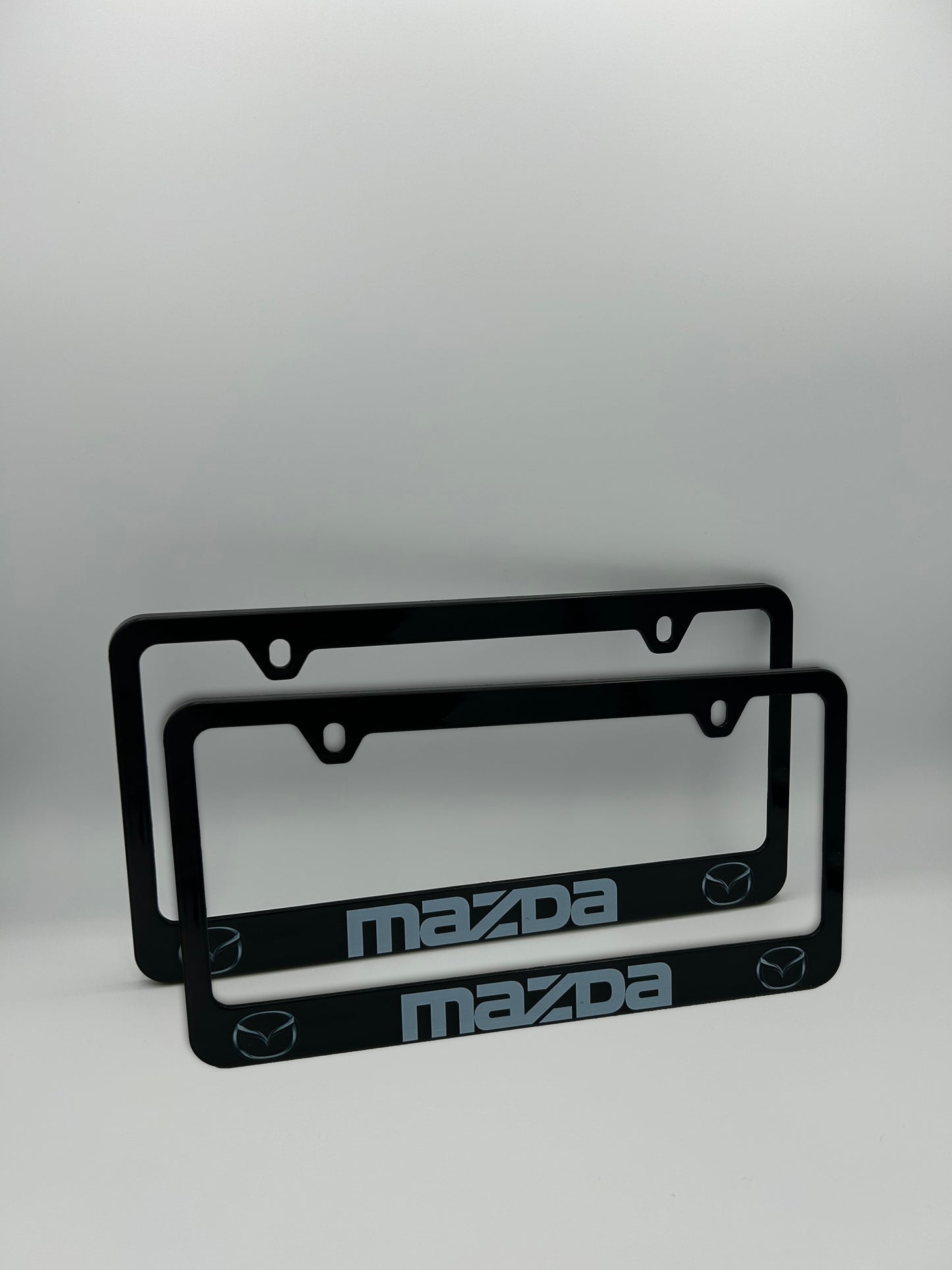 Mazda License Plate Frame Set