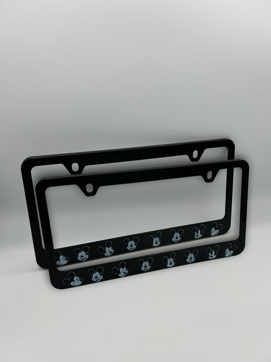 Mickey Mouse License Plate Frame Set