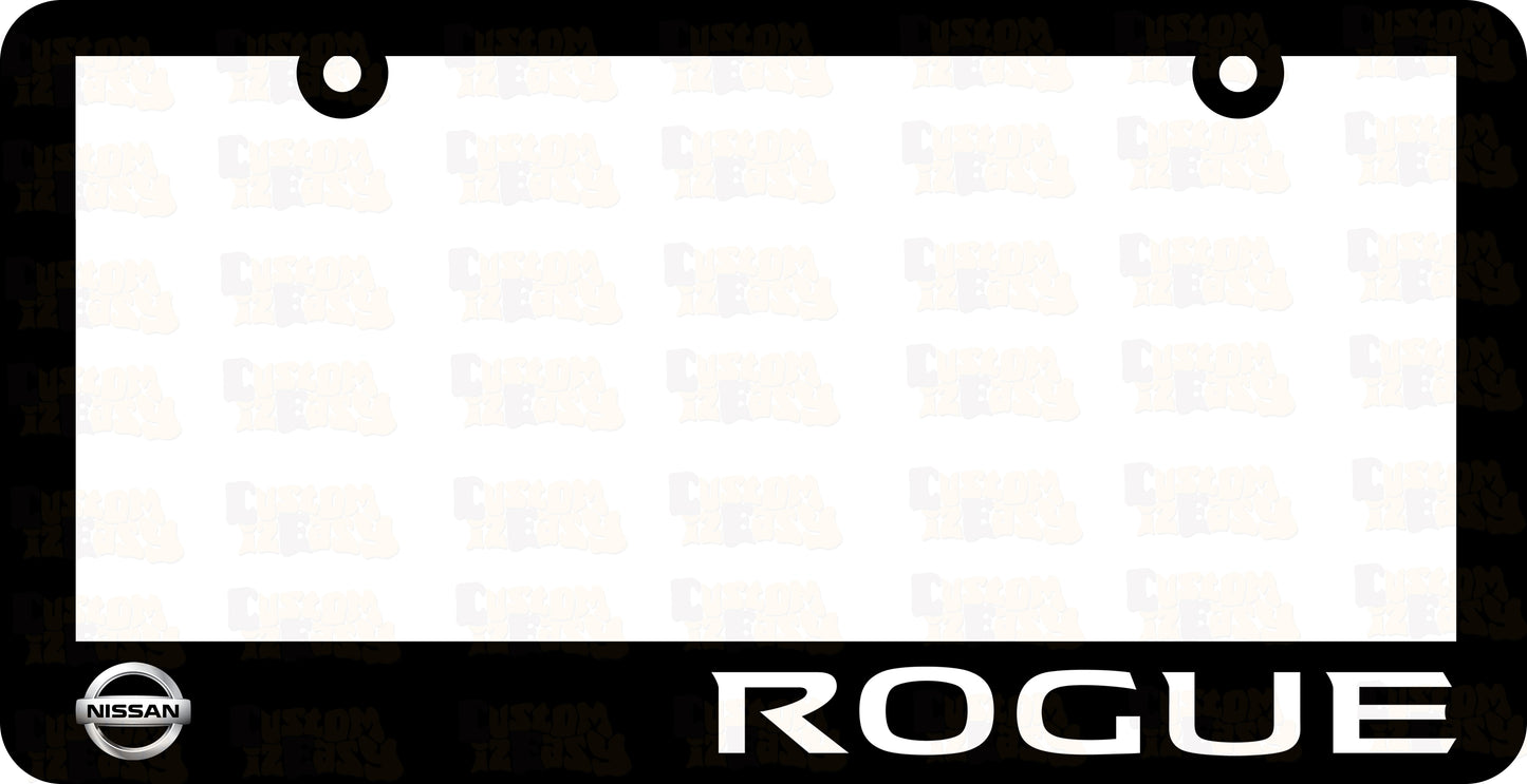 Nissan Rogue License Plate Frame 1 Pair