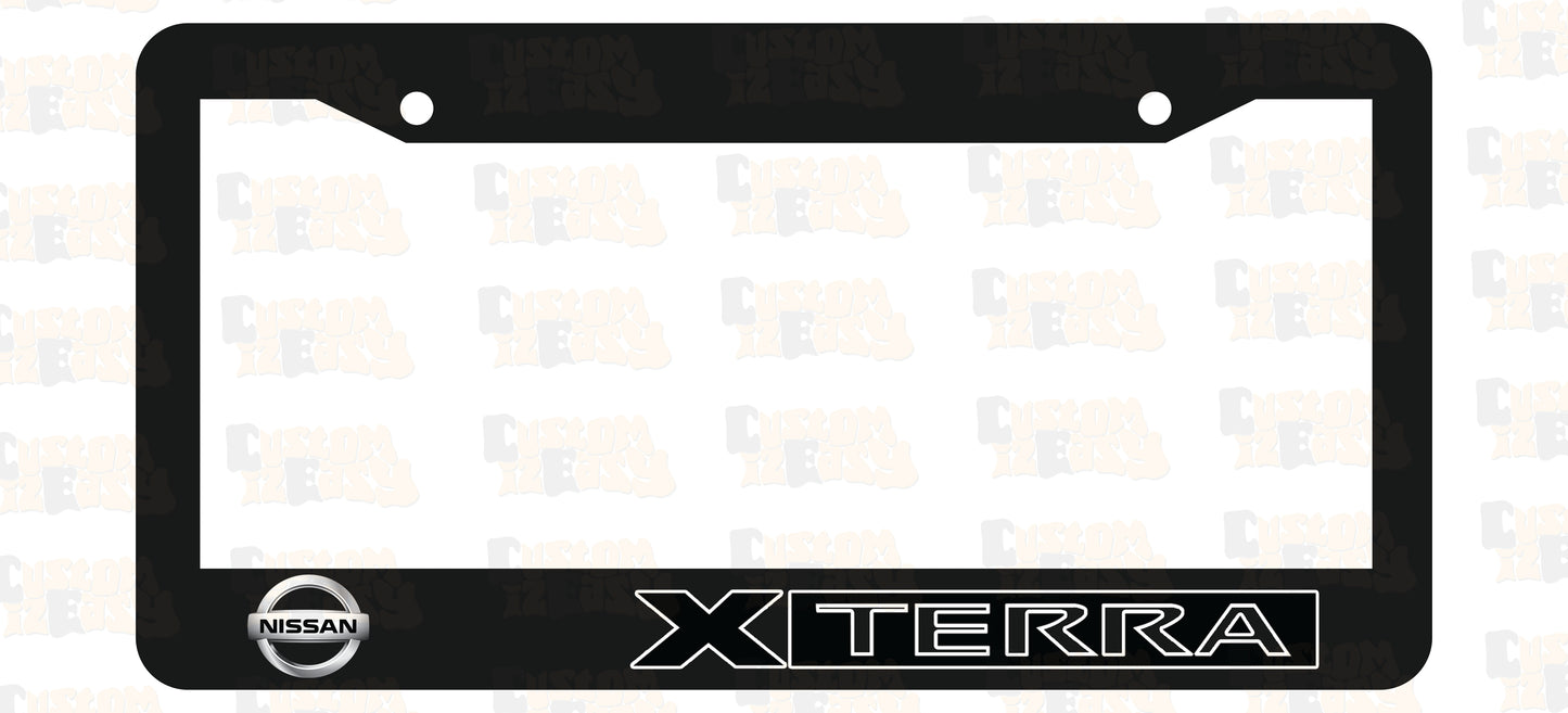 Nissan Xterra License Plate Frame Set
