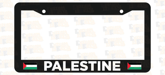Palestine Flag License Plate Frame Set