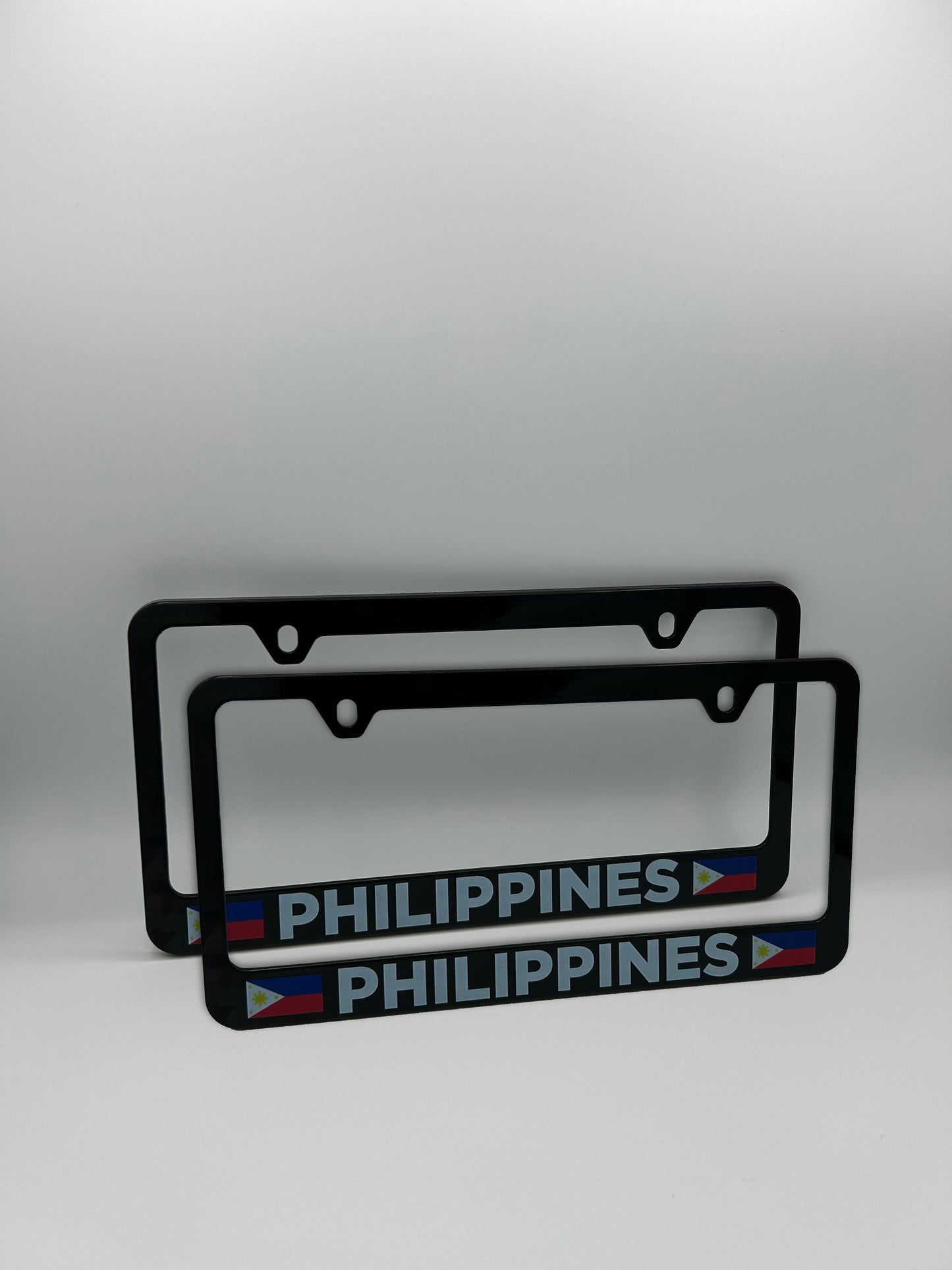 Philippines Flag License Plate Frame Set