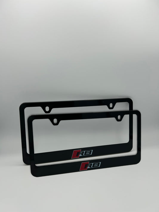 Audi R8 License Plate Frame Set