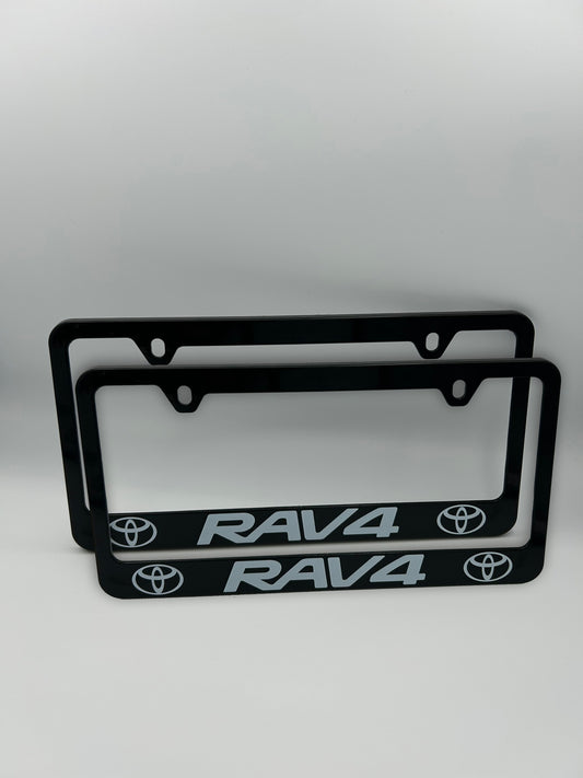 Toyota RAV4 License Plate Frame Set