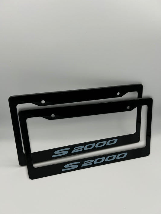 Honda S2000 License Plate Frame Set
