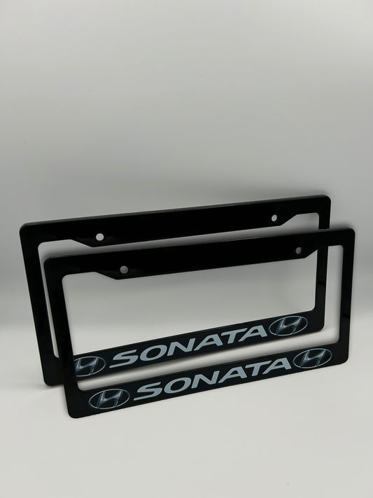 Hyundai Sonata License Plate Frame Set