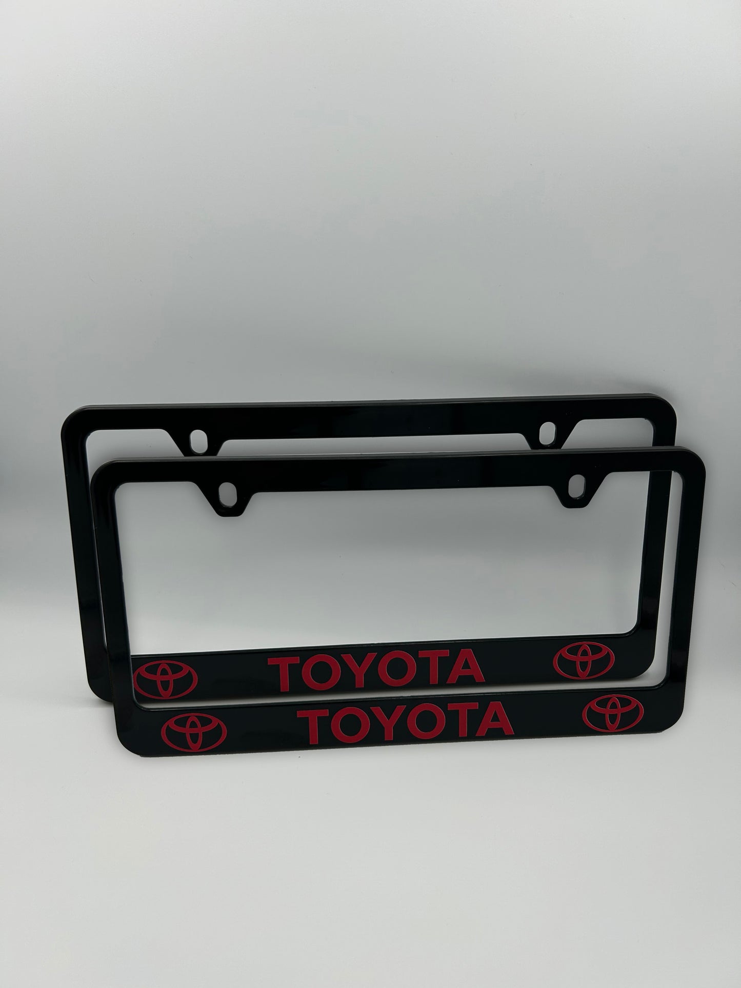 Toyota License Plate Frame Set