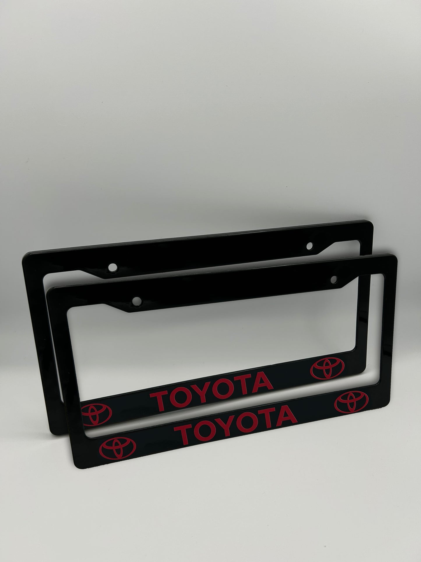Toyota License Plate Frame Set