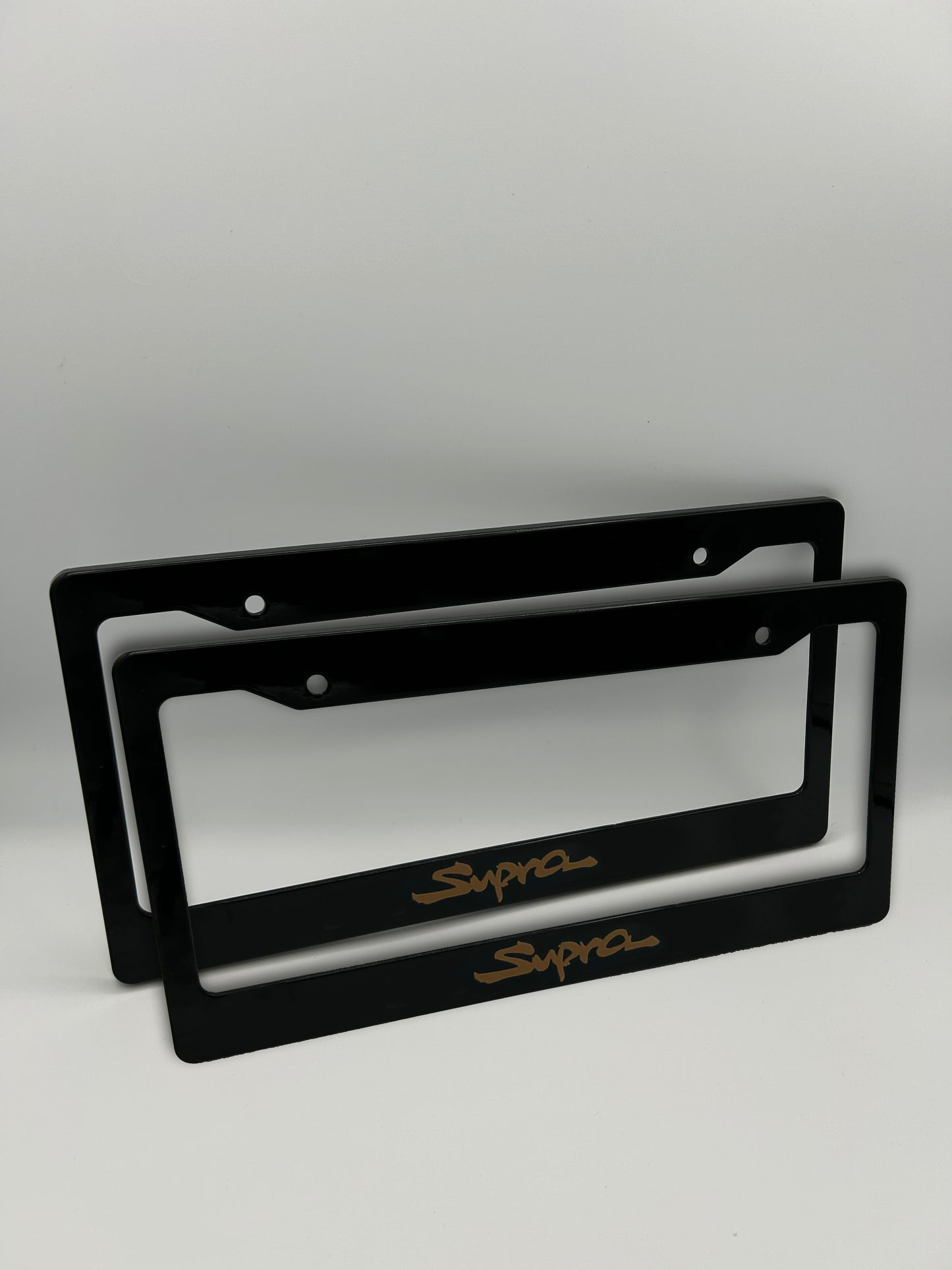 Toyota Supra License Plate Frame Set