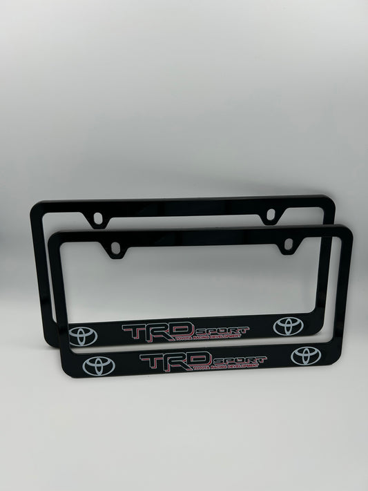 Toyota TRD Sport License Plate Frame Set