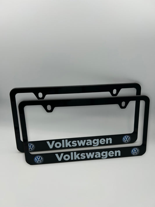 Volkswagen License Plate Frame Set