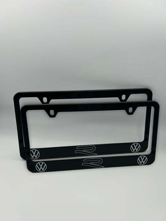 Volkswagen Golf R License Plate Frame Set
